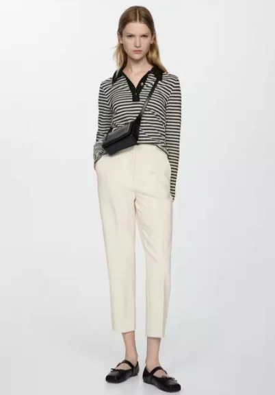 5 pantalones capri de Mango para combinar con Skechers