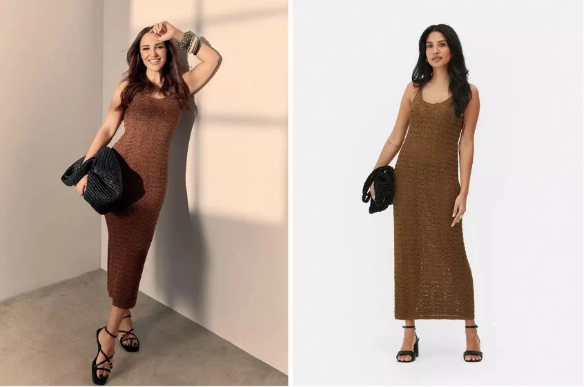 vestido ocre para verano