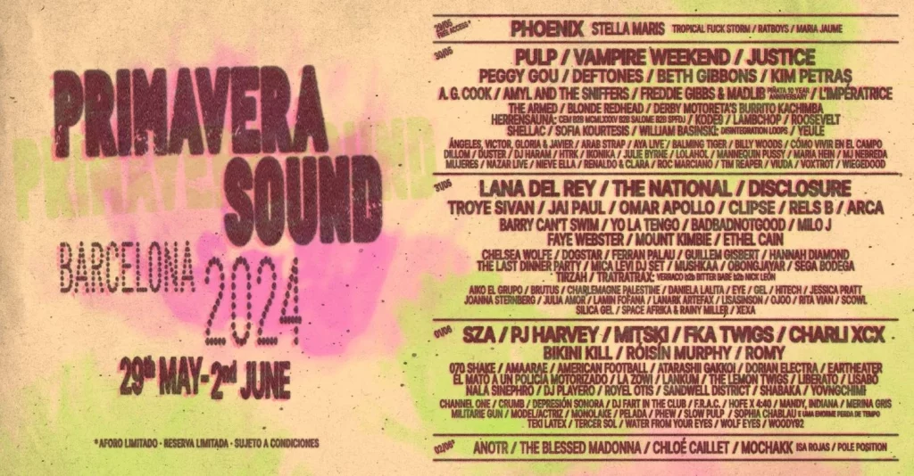Primavera Sound aplica la estrategia Coachella de la mano de Amazon 1 Primavera Sound