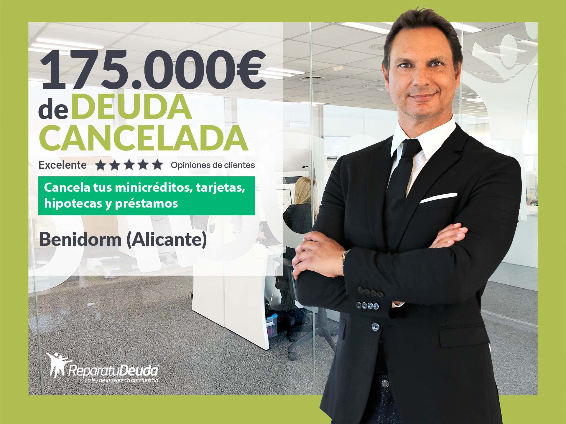 Repara tu Deuda Abogados cancela 175.000€ en Benidorm (Alicante) con la Ley de Segunda Oportunidad 1 Repara tu Deuda Abogados cancela 175.000? en Benidorm (Alicante) con la Ley de Segunda Oportunidad