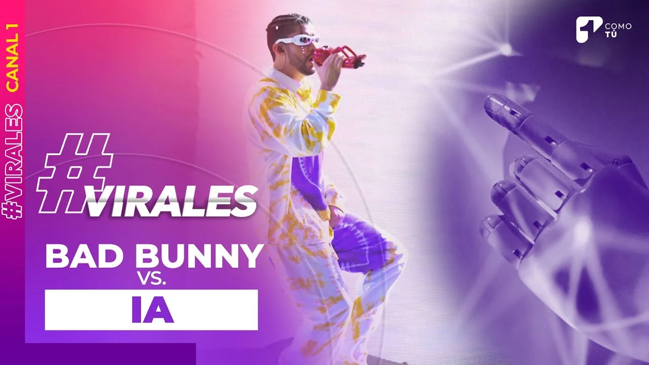 Miniatura del vídeo: Bad Bunny vs. IA: la canción hecha con IA que molestó al ‘Conejo malo’ | Canal 1