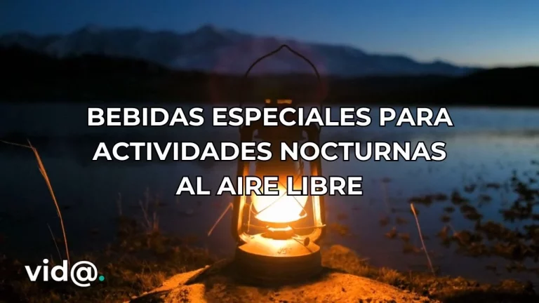 Bebidas especiales para actividades nocturnas al aire libre