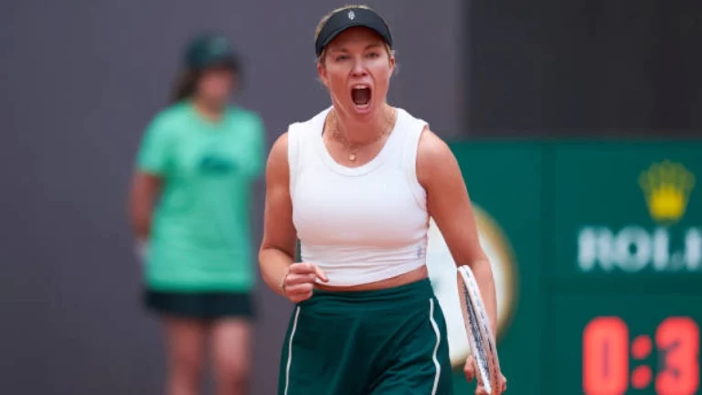 Danielle Collins abronca a un aficionado en pleno Mutua Madrid Open