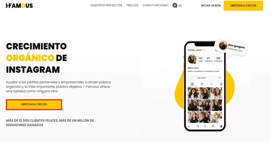 Dónde y cómo comprar Me gusta y comentarios en Instagram 2 i famous plan crecimiento