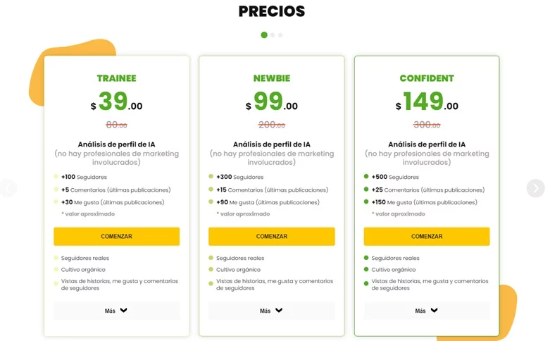 Dónde y cómo comprar Me gusta y comentarios en Instagram 4 i famous precios