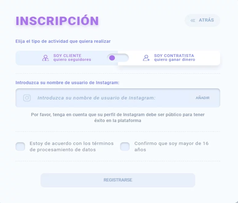 Dónde y cómo comprar Me gusta y comentarios en Instagram 12 inscripcion