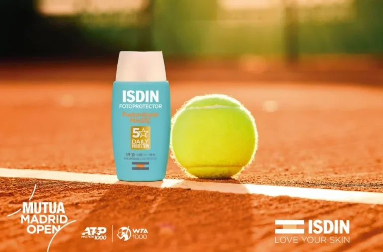 ISDIN fotoprotegerá a los tenistas del Mutua Madrid Open por séptimo año consecutivo