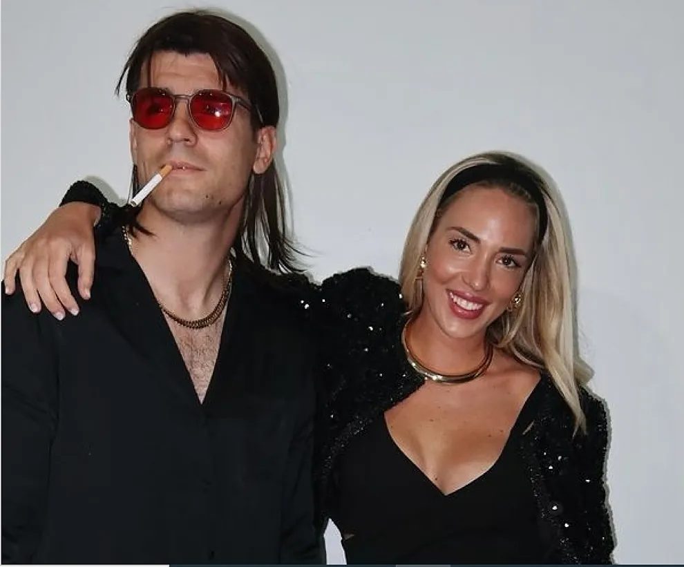 Álvaro Morata y Alice Campello