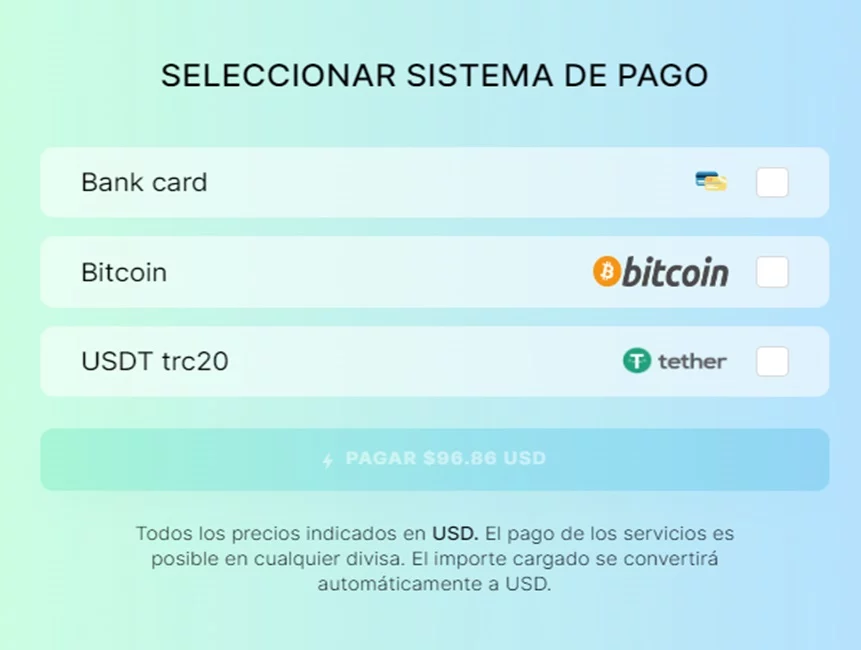 Dónde y cómo comprar Me gusta y comentarios en Instagram 33 sistema de pago