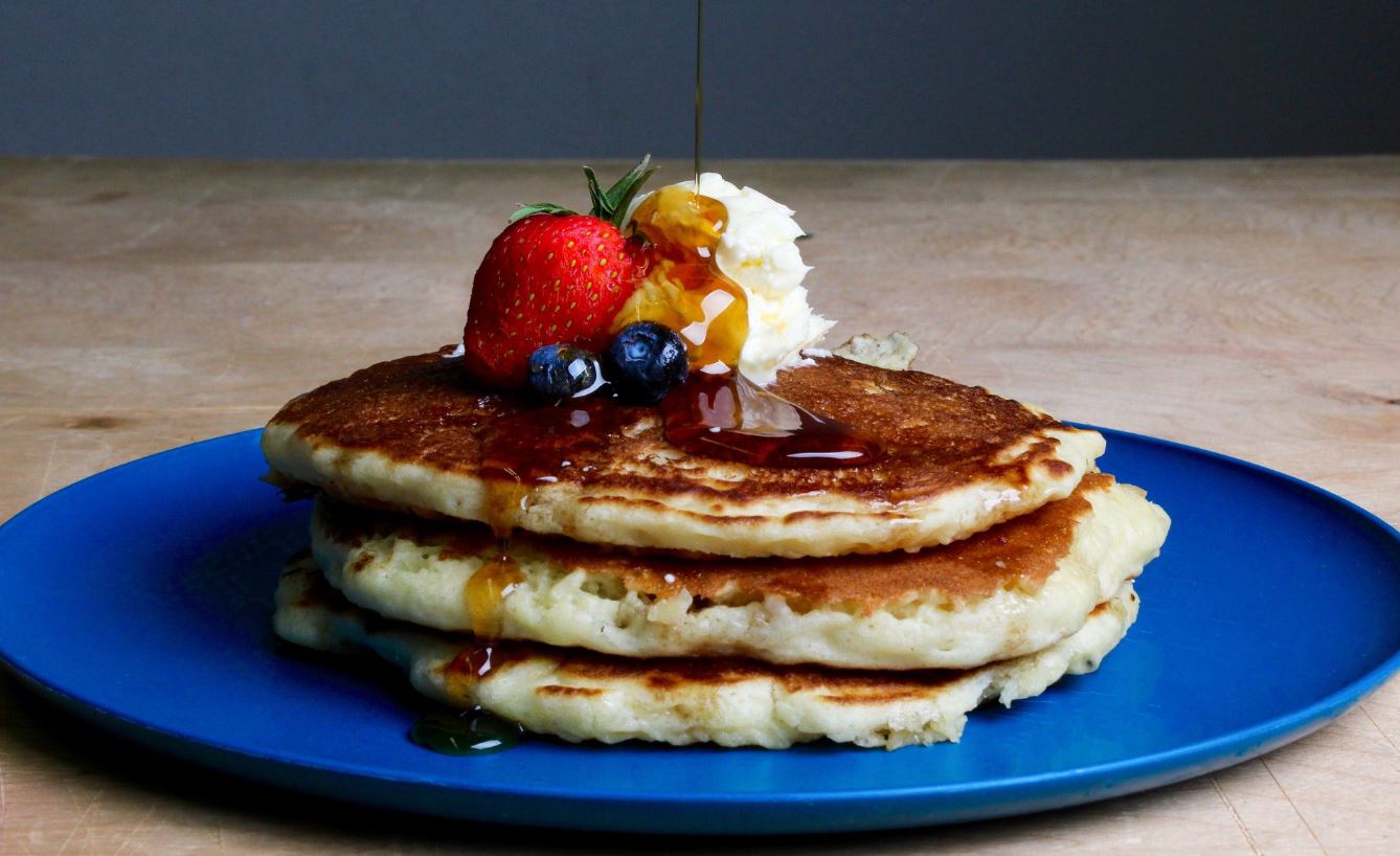 Tortitas americanas al estilo Vips, receta casera para desayunos y meriendas Tortitas americanas al estilo Vips, receta casera para desayunos y meriendas