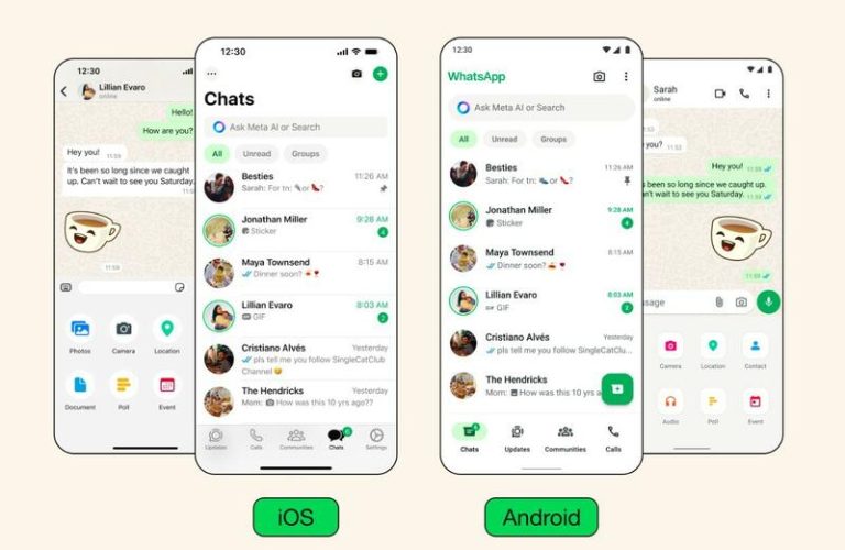 WhatsApp rediseña su app con una nueva paleta de color, filtros de chats y mejor navegación