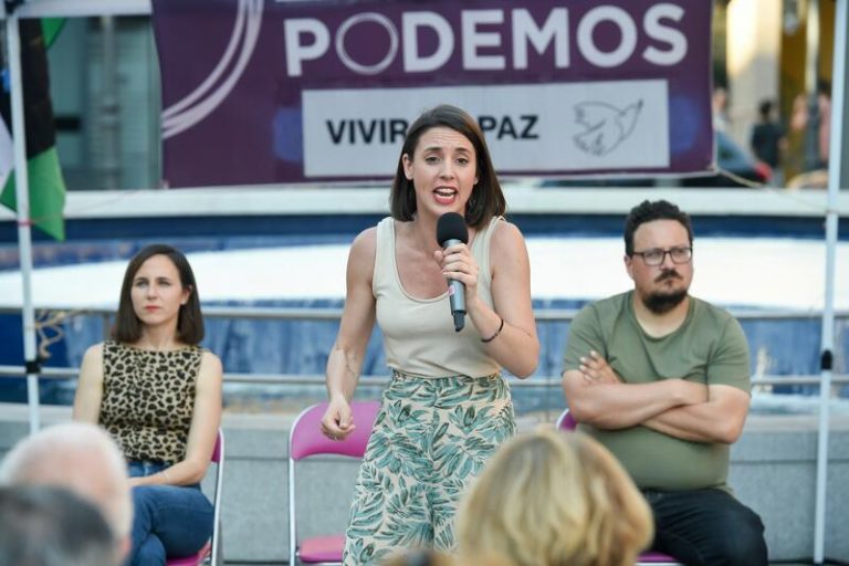 Irene Montero, abierta a trabajar con Sumar en Europa, dice que Podemos es 