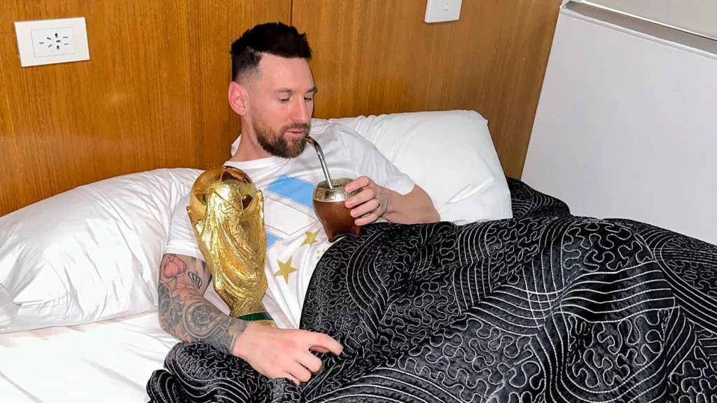 El amor por el mate: una tradición de Lionel Messi