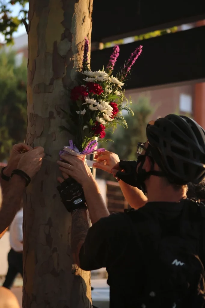 EuropaPress 3248975 homenaje ciclista fallecido mostoles