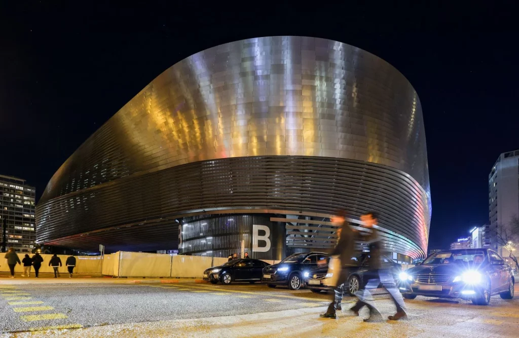 EuropaPress 5807528 06 march 2024 spain madrid general view outside the santiago bernabeu