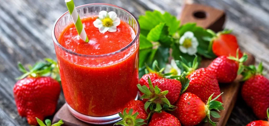 Deja las gaseosas: 4 frutos ideales para hacer tragos 100% naturales 2 En vez de gaseosas, ¿No se te antoja un trago de fresas?