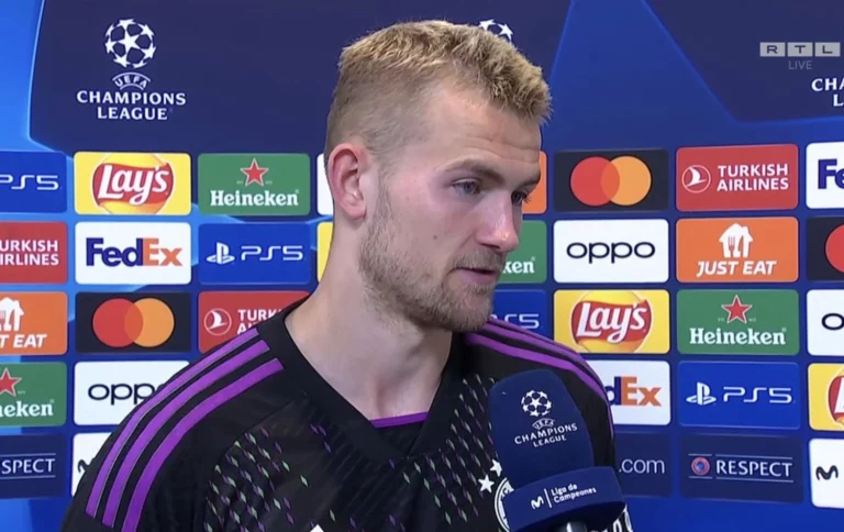 La reflexión de Matthijs de Ligt que saca los colores a la UEFA