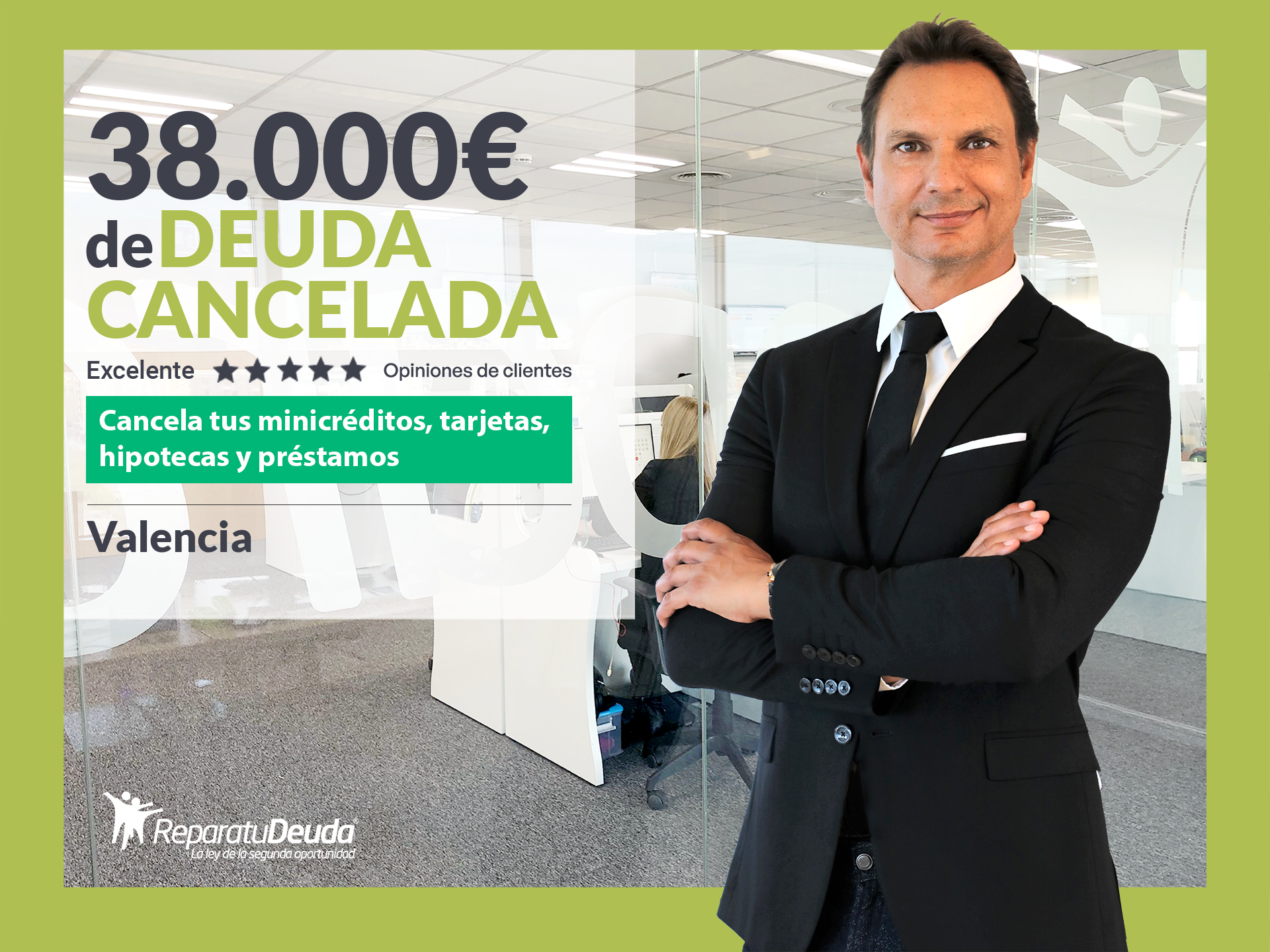 Repara tu Deuda Abogados cancela 38.000€ en Valencia con la Ley de Segunda Oportunidad 1 Repara tu Deuda Abogados cancela 38.000? en Valencia con la Ley de Segunda Oportunidad