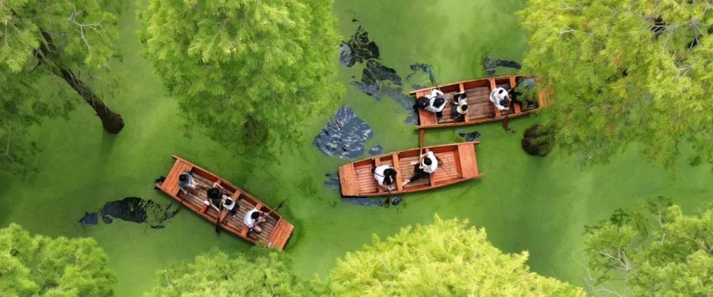 El lago verde del que saldrás fascinado por su tranquilidad