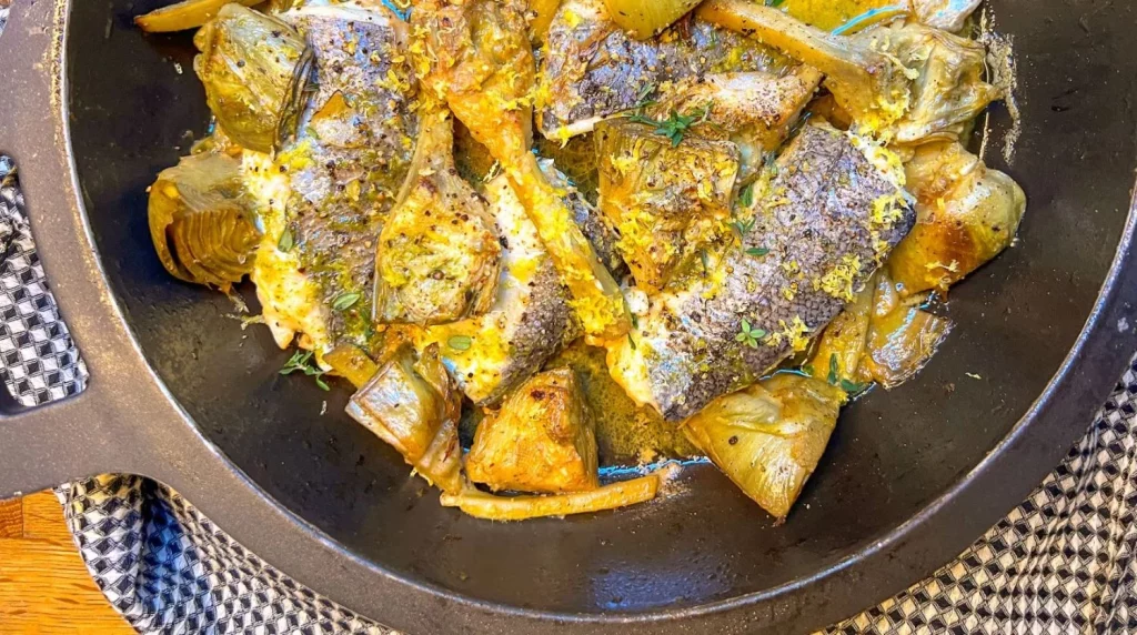 alcachofas braseadas