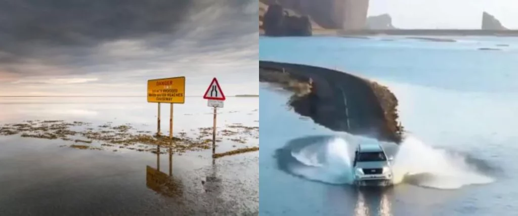 Así es la carretera que desaparece 2 veces al día 1 Las características de la isla que hace desaparecer una carretera