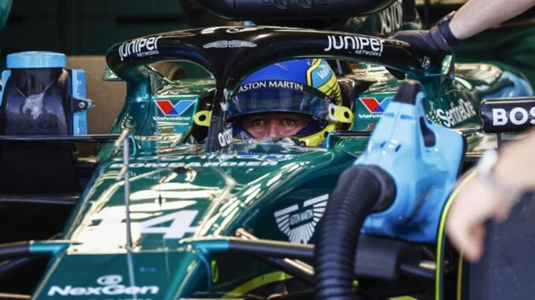 Fernando Alonso Imola Aston Martin