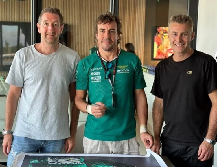 Fernando Alonso vendaje Miami