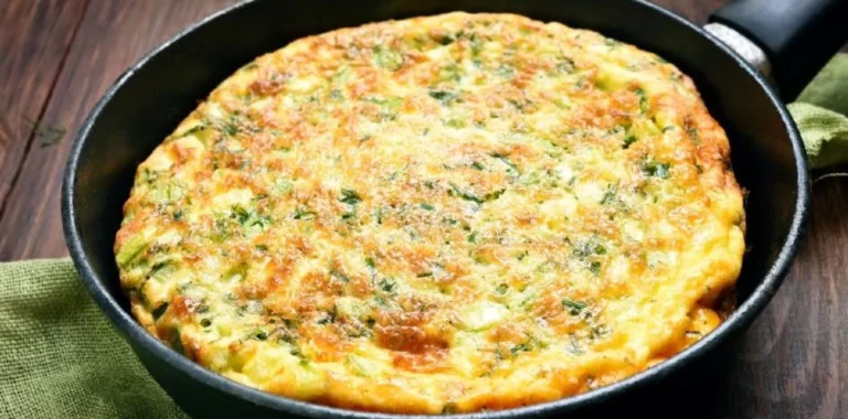 Frittata de perejil y queso, una receta al horno de rechupete