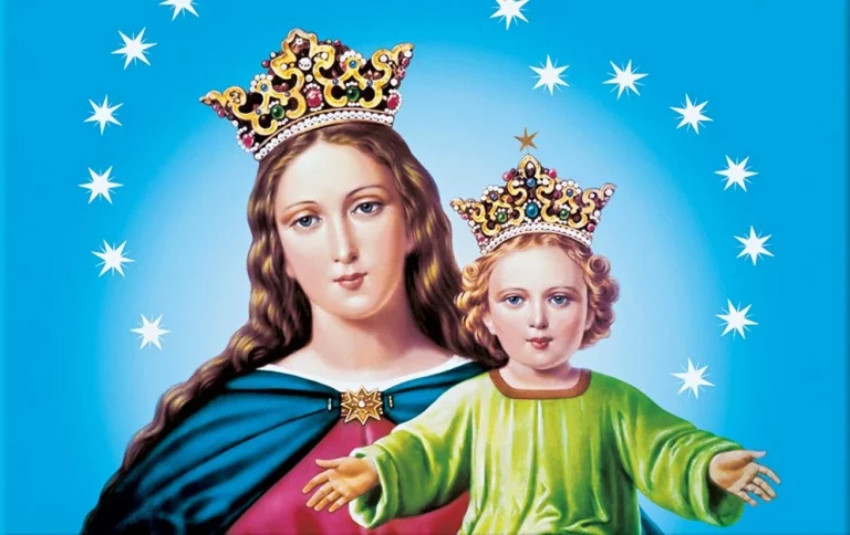 María Auxiliadora y San Mánahen. Santoral del 24 de mayo en España