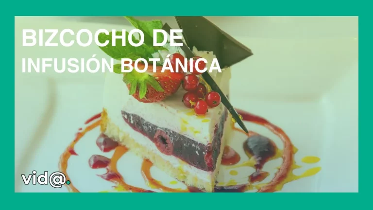Bizcocho de infusión botánica