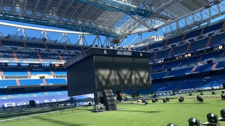 Pantallas gigantes real madrid final champions