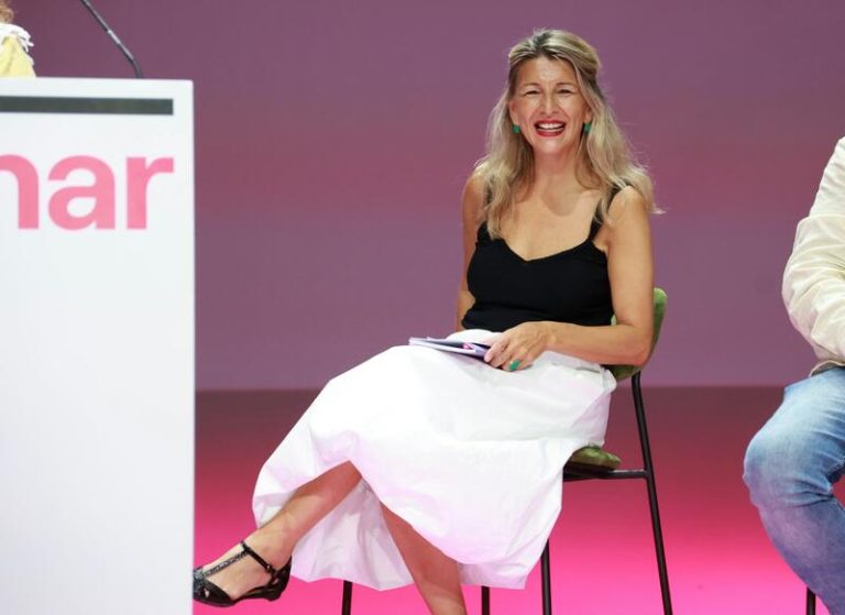 Yolanda Díaz felicita a Claudia Sheinbaum por convertirse en la 