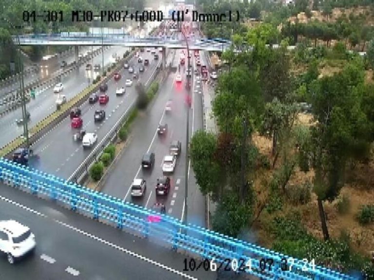 La lluvia y la niebla complican el tráfico en la Comunidad de Madrid con varios alcances en la A-3, A-4 y M-30