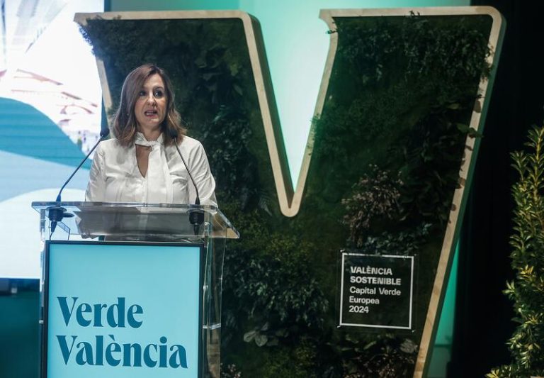 Alcaldesa de Valencia agiliza capitalidad verde europea