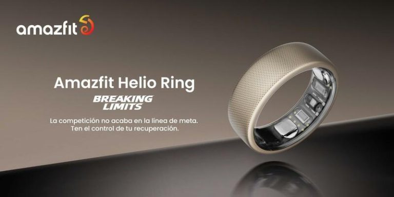 Zepp lanza 'Amazfit Helio Ring', el anillo que busca la recuperación atlética