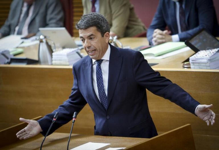 Mazón critica que el PSOE esté 