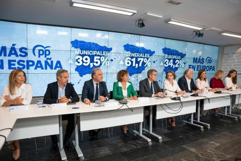 'Génova' ve bien que Ayuso reciba a Milei y acusa a Sánchez de buscar 