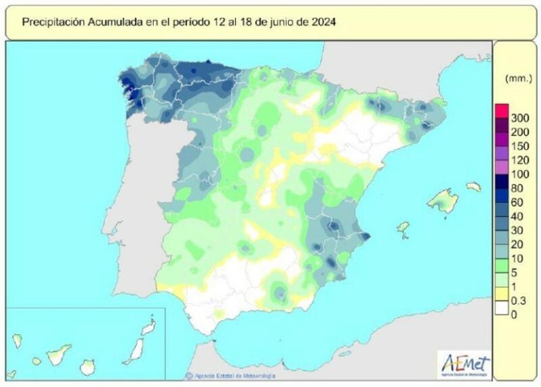 Las lluvias de este otoño superan la media en un 4%