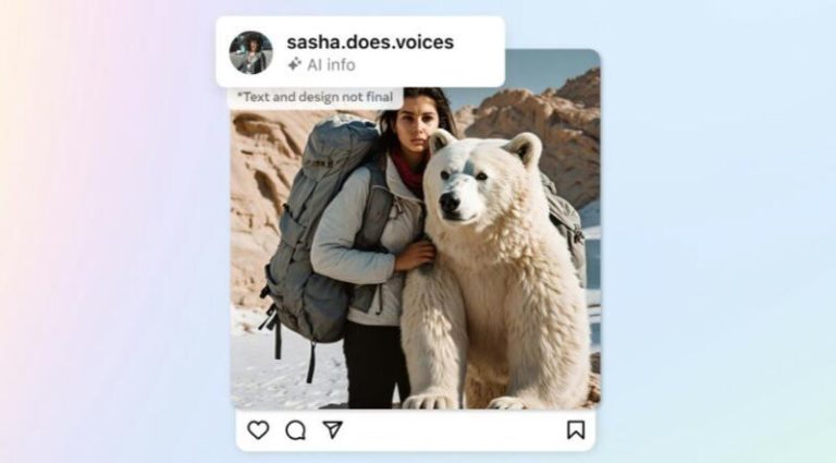 Meta marca las fotos editadas pero no generadas por IA