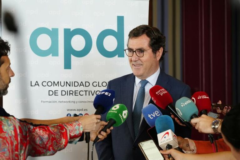 Antonio Garamendi recibe al nuevo Gobierno vasco, al que ofrece colaboración y total lealtad