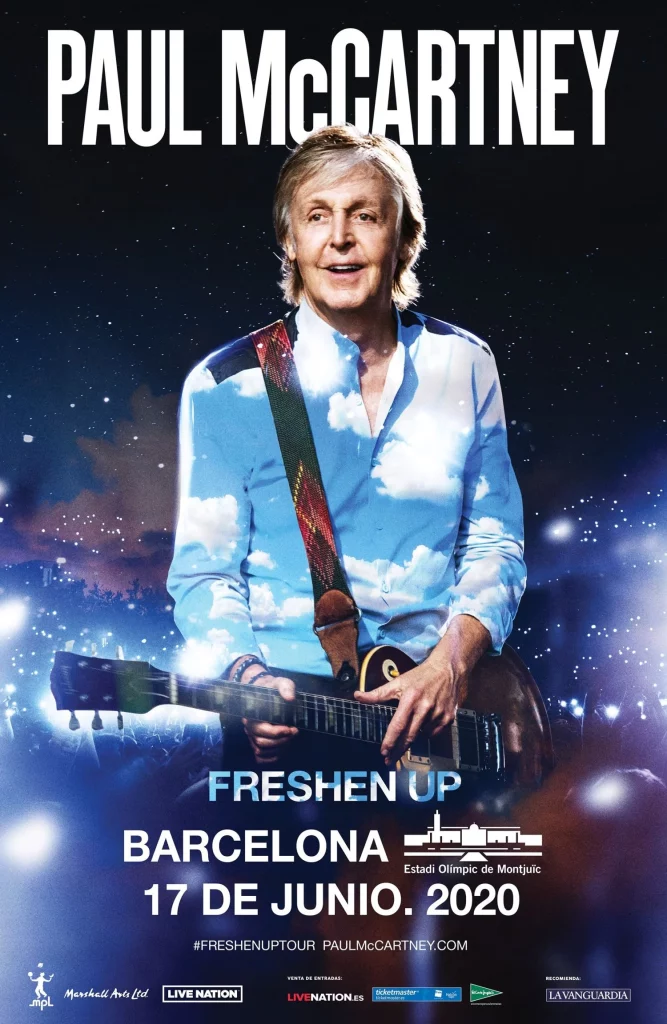 La reventa «legal» de Paul McCartney supera el sueldo mínimo 1 EuropaPress 2517778 cartel concierto paul mccartney barcelona