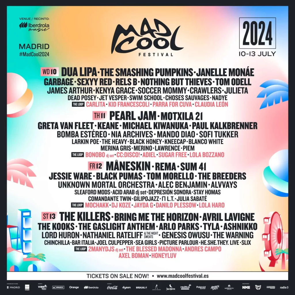 El Mad Cool defiende su terreno con más de 40 millones de euros de impacto en Madrid 44 EuropaPress 5731669 the killers maneskin depresion sonora tyla cierran cartel festival mad cool