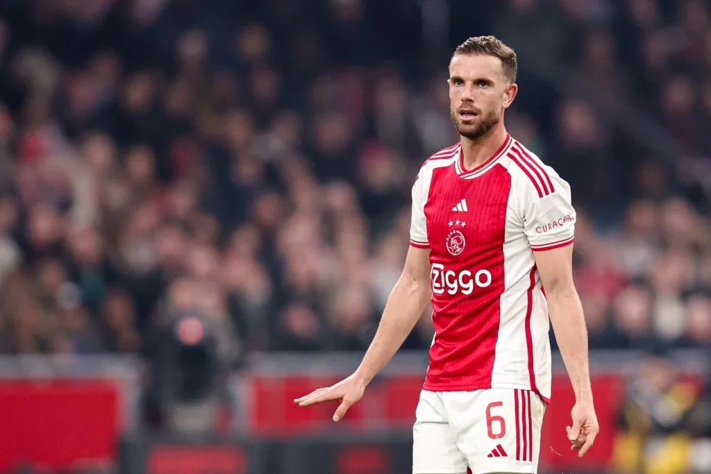 EuropaPress 5742961 jordan henderson of ajax during the netherlands championship eredivisie