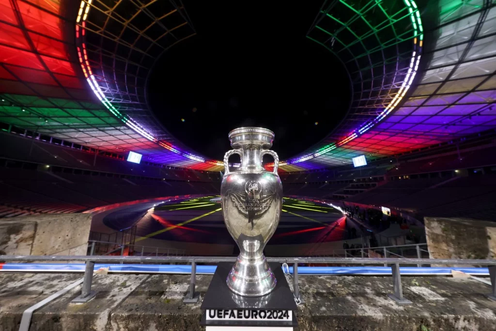 EuropaPress 5911343 filed 05 october 2021 berlin the trophy of the 2024 european football