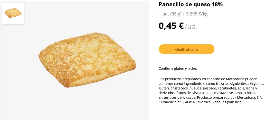 La magia en cada bocado: Composición y características del pan de queso