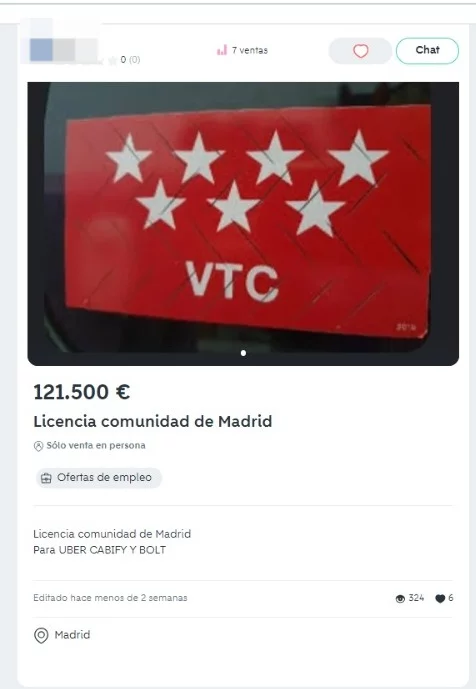 Las licencias de VTC de Cabify, Uber y Bolt llegan a Wallapop 2 WhatsApp Image 2024 06 10 at 14.02.09 1