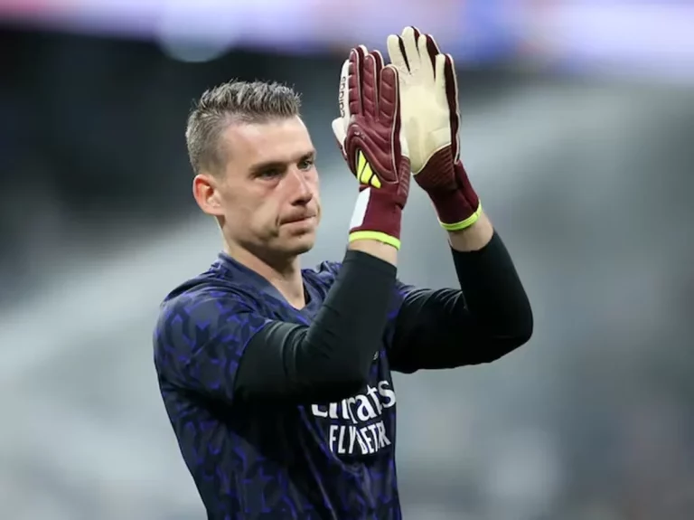 Lunin pregunta al Atlético el plan con Oblak