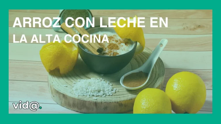 Arroz con leche en la alta cocina