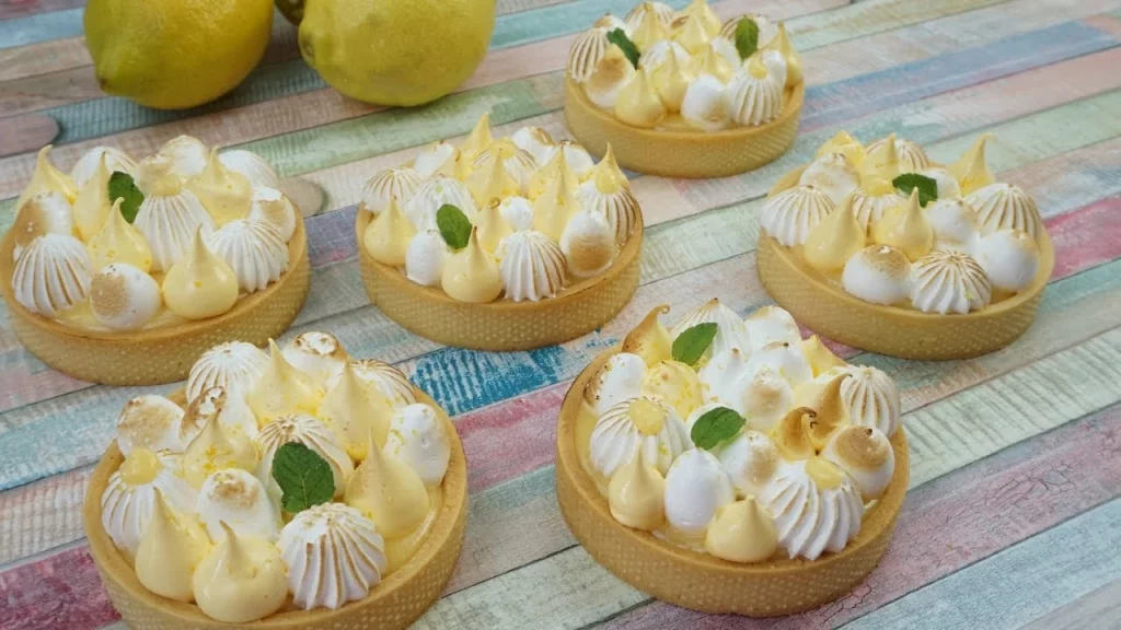 mini tartas de limon