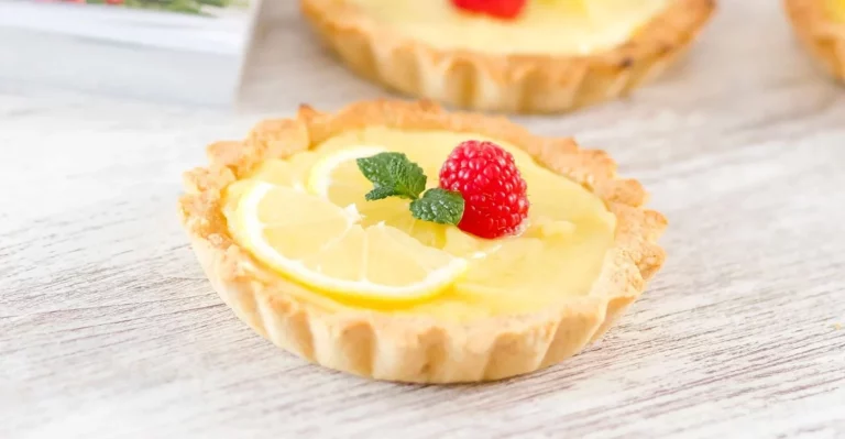 Mini tartas de limón, placer adulto, refrescante y saludable